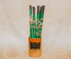 Para atraer riqueza y ganancias. Los inciensos aromáticos en varilla de Grimorio son 100% naturales, y aportan un agradable aroma para nuestro hogar.<br>Contenido: 10 varillas en cada paquete