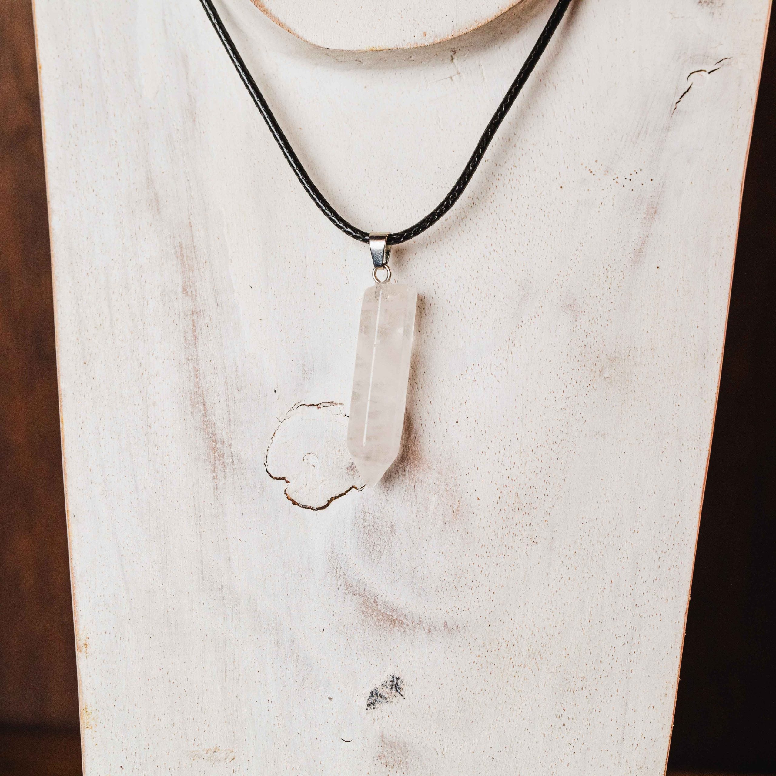 Colgante Cuarzo blanco