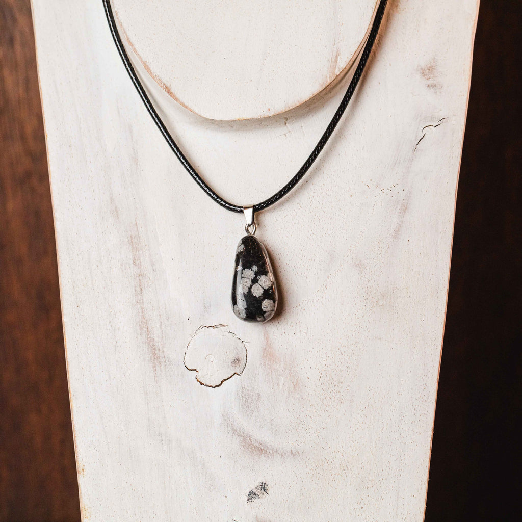 Colgante Obsidiana nevada